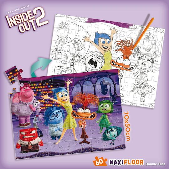 Puzzle Lisciani Inside Out 2 Double-sided Puzzle 60 Pieces