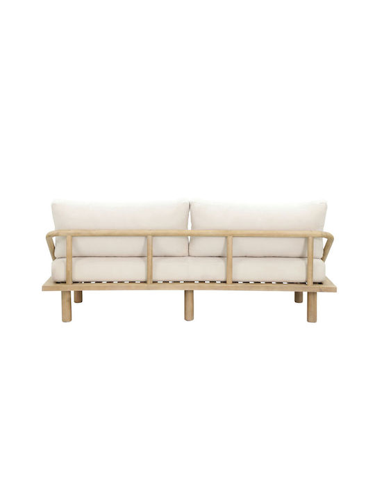 Siesta Διθέσιος Καναπές Κρεβάτι Cream 180x80x59εκ.