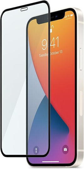 Hd+ Full Face Tempered Glass Μαύρο (iPhone 12 mini)