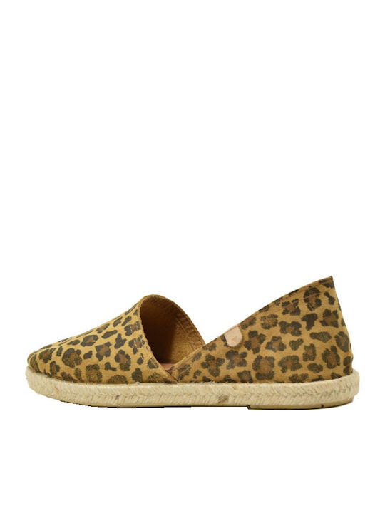 Lederne Damen Espadrilles LEO BROWN