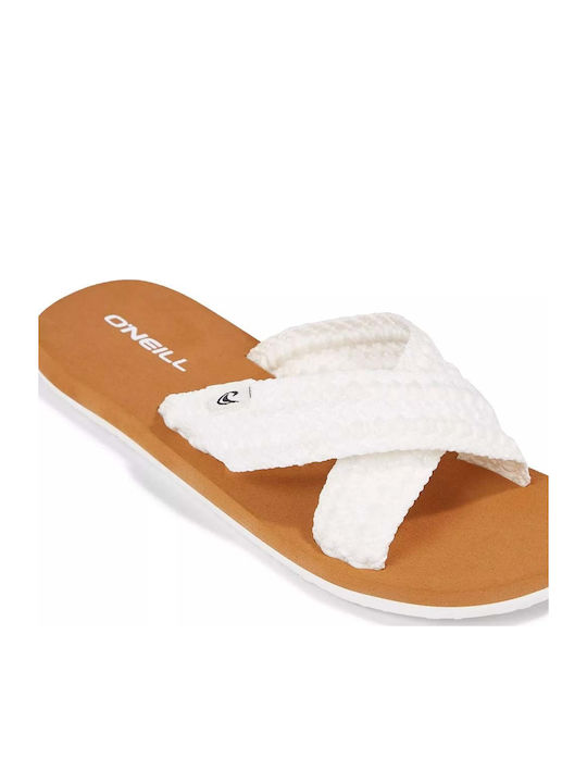 Ditsy Bloom Slides în Culoare Albă