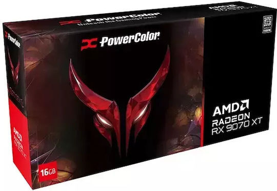 PowerColor Radeon RX 9070 16GB GDDR6 Red Devil OC Κάρτα Γραφικών