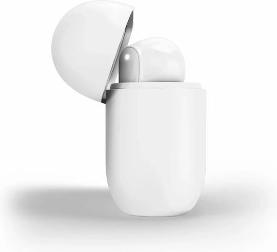 HAMA Passion Clear II In-ear Bluetooth Handsfree Căști cu Carcasă de Încărcare Alb