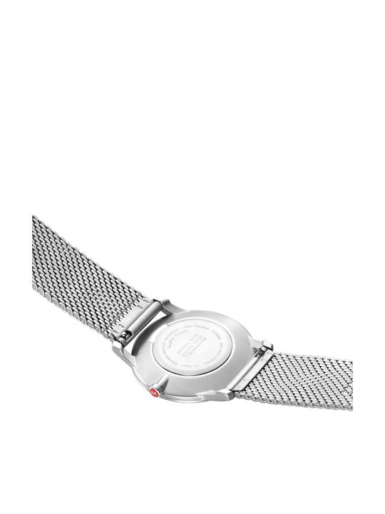 Damen Uhr mit Silber Metallarmband