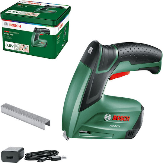 Bosch Battery Stapler Gun PTK 3.6 Li 3.6V 1x1.5Ah for Staples