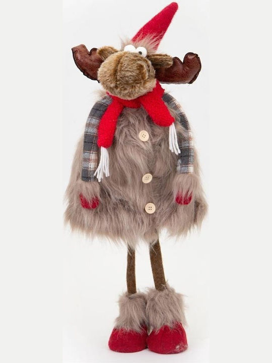 Saska Garden Illuminated Christmas Plush Figure Reindeer Height 69cm