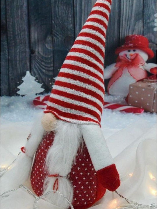 Saska Garden Christmas Plastic Figure Dwarf Beige Height 35cm