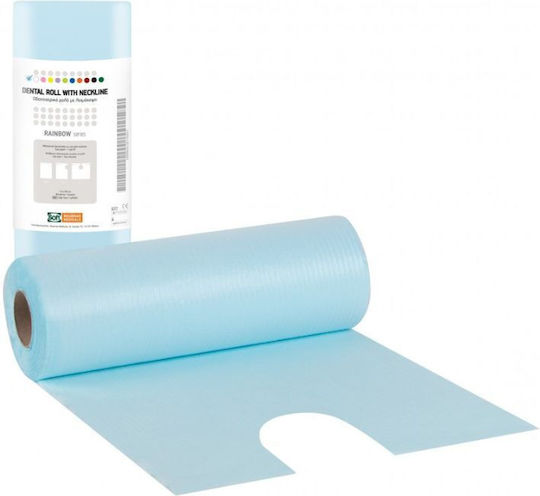Soft Care Rainbow Dental Light Blue Towel Roll 1ply + 1ply without Dispenser