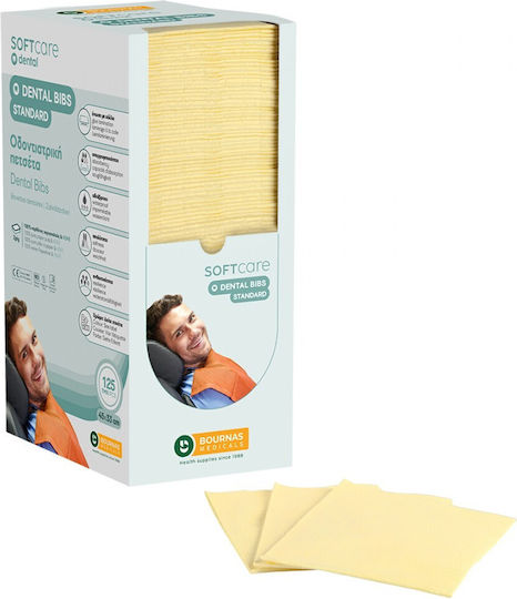 Soft Care Dental Yellow Towel 1ply + 1ply with Dispenser