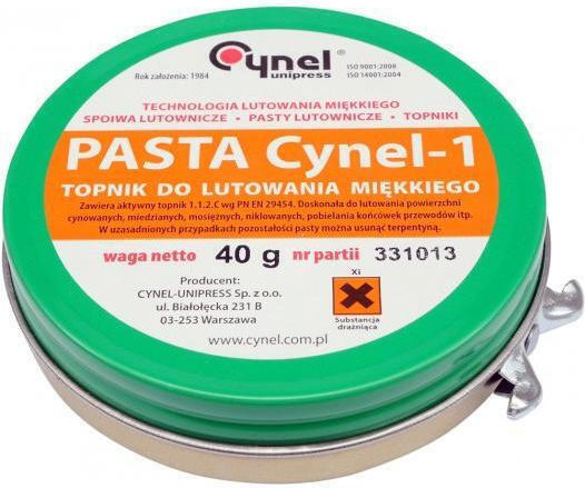 Cynel 3284 Πάστα Συγκόλλησης Σολντερίνης 40gr