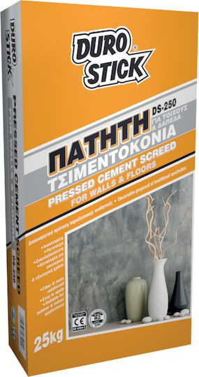 Durostick DS-250 Πατητή Τσιμεντοκονία για Τοίχους και Δάπεδα Βελανιδιά ΤΣΠΑΒΕΛ25 25kg
