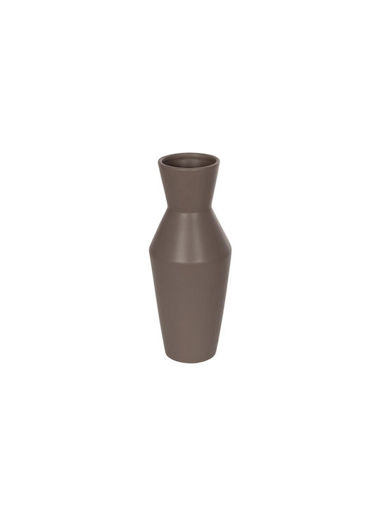 GloboStar Decorative Vase Artificial Garden Unique Brown 10x10x24cm