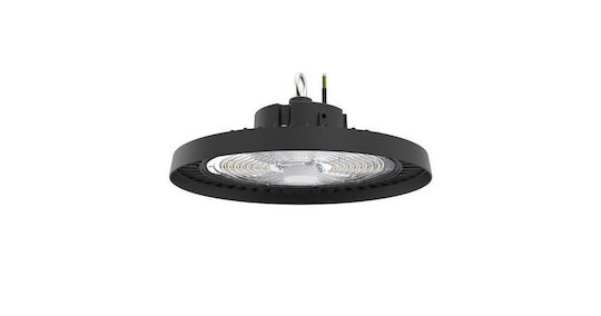 Eurolamp Commercial Bell Light 150W Cool White 25500lm with Built-in LED Black Ø30.8xH15.5cm