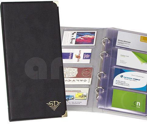 Business Card File Καρτοθήκη 4 Θέσεων 14x27cm N-104