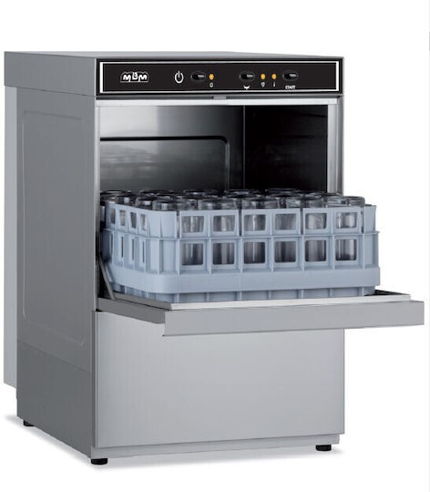 MBM Echipament Profesional de Spălat Pahare LB350 Monofazat L40xA48xÎ65cm cu Coș 350x350mm