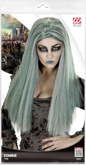Zombie Karnevalsperücke Gerade Gray für Halloween