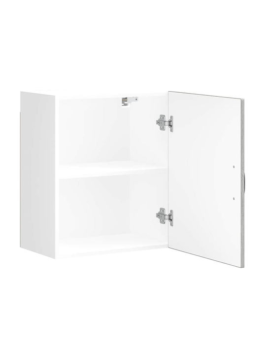 Lucca Ντουλάπι Κρεμαστό Γκρι Sonoma 50x31x60εκ.