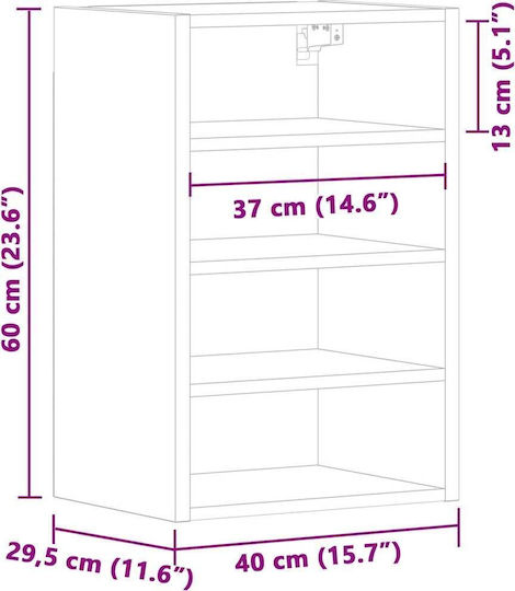 Gri 40x29.5x60buc