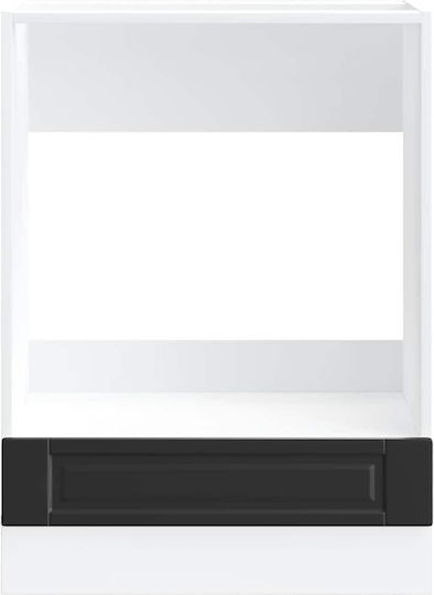 Porto Dulap Inferior pentru Cuptor Negru 60x46x81.5buc