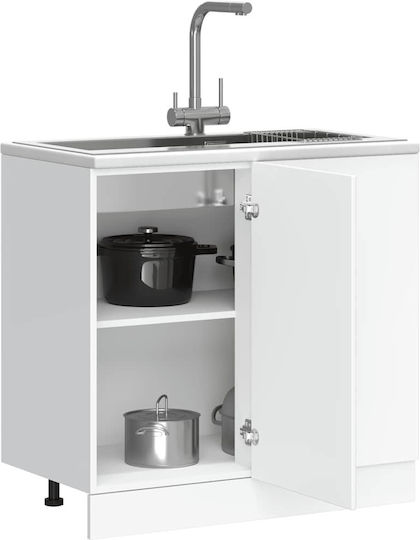 Lucca Dulap pentru Chiuvetă Alb 80x46x81.5buc