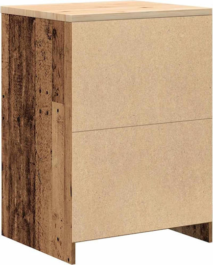 Επιδαπέδια Συρταριέρα Κουζίνας Μπεζ 60x51x85εκ.