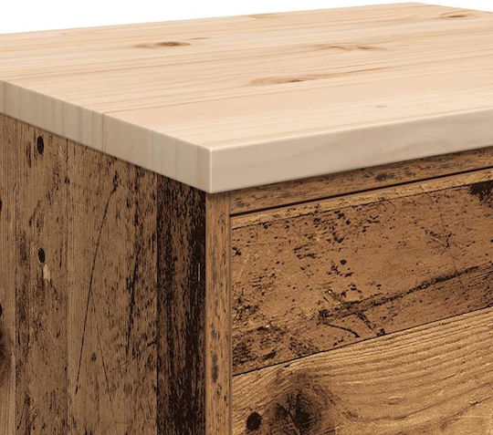 Επιδαπέδια Συρταριέρα Κουζίνας Μπεζ 60x51x85εκ.