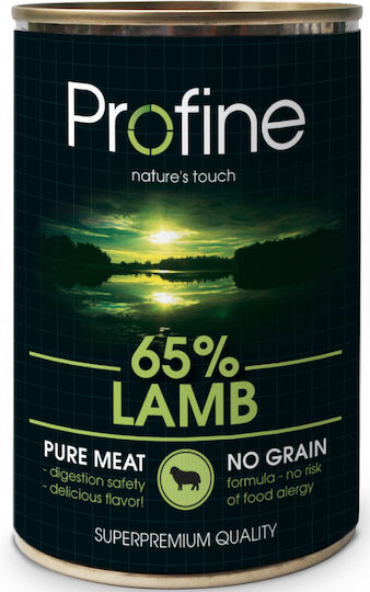 Profine Pure Meat Wet Food Dogs in Cans with Lamb Grain-Free 400gr