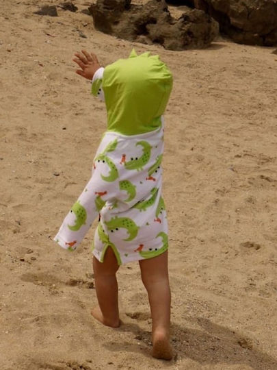 Zoocchini Kids Beach Poncho Green 39 x 105cm