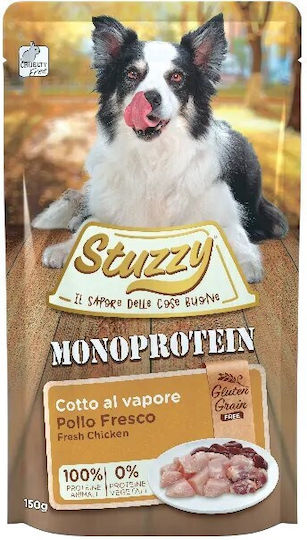 Stuzzy Wet Food Dogs in Pouches with Chicken Grain-Free & Gluten-Free 150gr