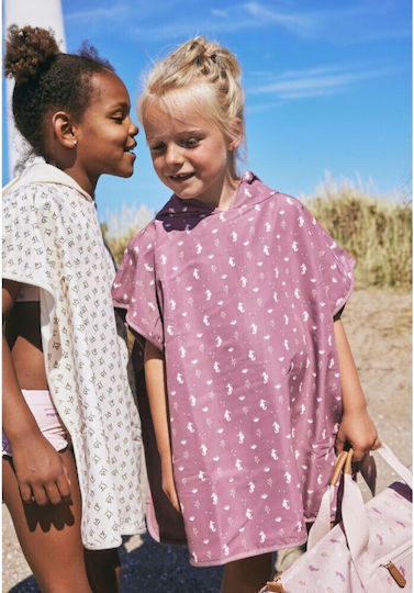 Fresk Kinder Strandponcho Beige 59 x 59cm.