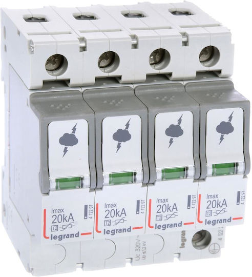 Legrand 4-Poles Inspired T2 Panel Lightning Protection 20kA 20kA
