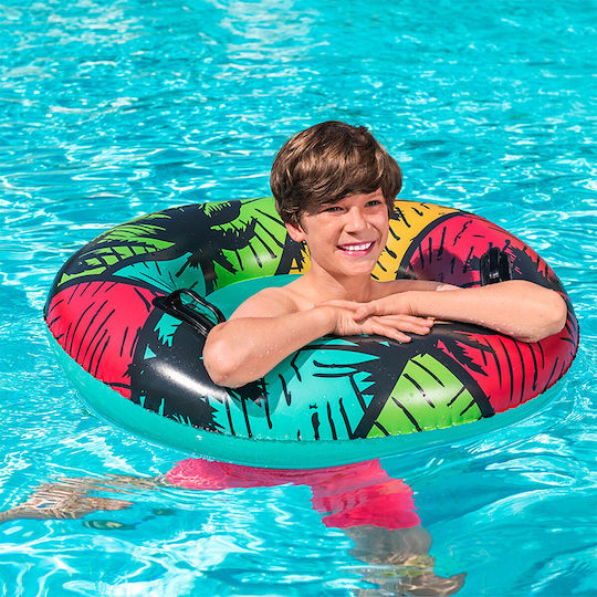 Bestway Kids' Swim Ring with Diameter 91cm for 10 Years Old Assortment Designs or Colours Wave