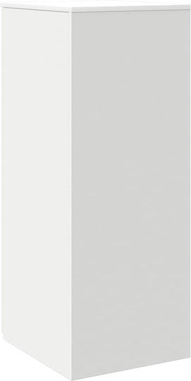 Дървен Бюро Шкаф Бял 40x45x103.5см
