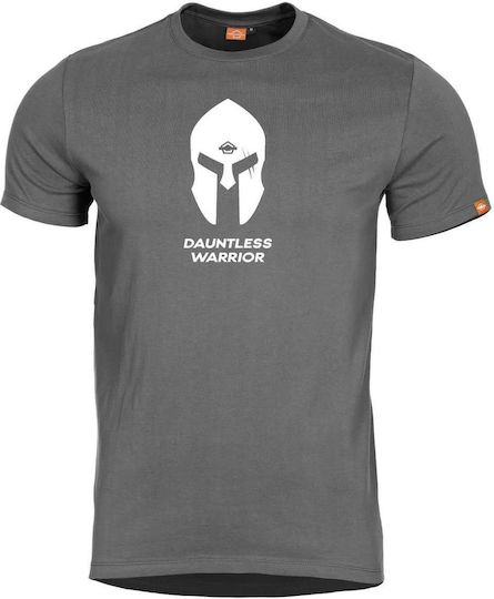 Pentagon Spartan Helmet T-shirt Wolf σε Γκρι χρώμα