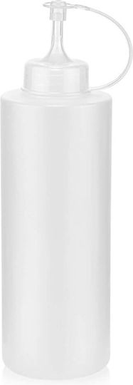 Qlux Kitchen Squeeze Transparent Bottle 600ml