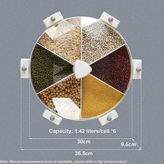 Διανεμητής Δημητριακών με 6 Δοχεία των 8.5lt