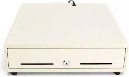 ICS EC-350 Kassenschublade Weiß mit 8 Münzeinwürfen und 4 Banknotenfächern 35x40.5x9cm