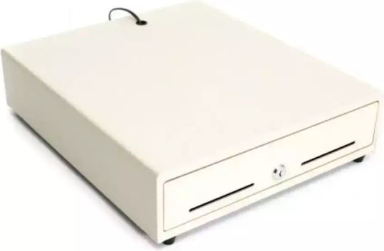 ICS EC-350 Kassenschublade Weiß mit 8 Münzeinwürfen und 4 Banknotenfächern 35x40.5x9cm