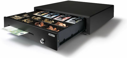 Safescan Sertar de numerar cu 8 compartimente pentru monede și 4 compartimente pentru bancnote 41.5x41.5x11.25cm