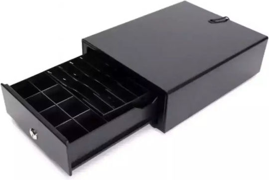 ICS ICS DF-2532 RJ 6V Cash Drawer with 8 Coin Slots and 4 Slots for Bills 25x32x8.5cm