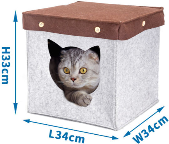 Nobleza Quadratisches Katzenhaus