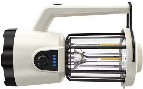 Lanternă LED Reîncărcabilă pentru Camping Waterproof cu Lanternă 380 Lumen 5W Albă