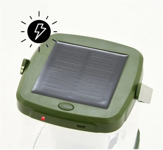 Cattara Led Solar Lantern for Camping with Flashlight with Insect Trap USB Solar Panel