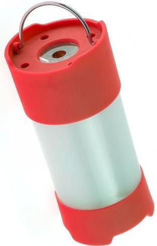 Gas Led Lantern for Camping with Flashlight Red 11cm Red