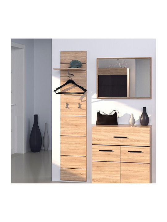 Solo Entry Furniture with Hanger Sonoma 40x30x194cm