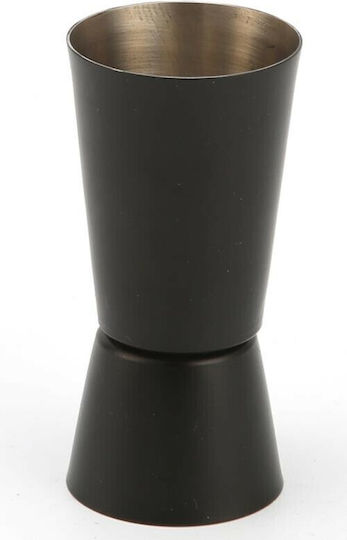 Skamagas Διπλή Μεζούρα Ποτών με Χωρητικότητα 30/60ml Black
