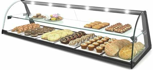 Sayl Barcelona Cristal Curvado Food Display Cabinet 20xGN E24