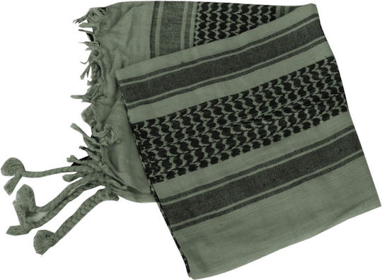 Mil-Tec Shemagh Handkerchief Black 110x110cm Olive / Black