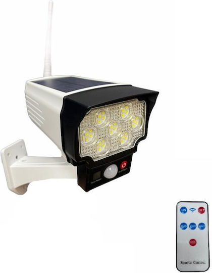 Dummy Überwachungskamera Solar mit LED-Beleuchtung