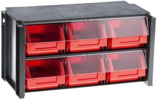 Tayg Συρταριέρα Εργαλείων Metallic with 6 Stackable Sorters W36xD17xH19cm